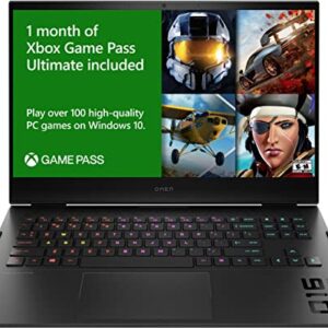 HP OMEN Gaming Laptop, 16.1" FHD 144Hz IPS, Intel Core i7-11800H, Windows 11 Home, 32GB RAM, 1TB SSD, GeForce RTX 3060, Long Battery Life, 32GB Durlyfish USB Card