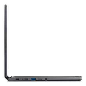 Acer 2022 11.6" Convertible Touchscreen Chromebook Laptop, AMD A-Series A6-9220C Processor, 4GB RAM, 32GB Flash Storage, AMD RadeonTM R5 Graphics, Chrome OS, Black, 128GB USB Card