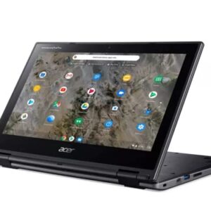 Acer 2022 11.6" Convertible Touchscreen Chromebook Laptop, AMD A-Series A6-9220C Processor, 4GB RAM, 32GB Flash Storage, AMD RadeonTM R5 Graphics, Chrome OS, Black, 128GB USB Card