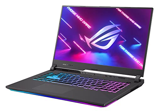 ASUS ROG Strix G17 (2021) Gaming Laptop, 17.3” 144Hz IPS Type FHD, NVIDIA GeForce RTX 3050 Ti, AMD Ryzen 7 4800H, 16GB DDR4, 512B PCIe NVMe SSD, RGB Keyboard, Windows 10, G713IE-EB74