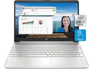 hp newest laptop, 15.6″ full hd touchscreen, intel core i7-1165g7, 16gb ram, 1tb pcie ssd, backlit keyboard, fingerprint reader, webcam, wifi 5, hdmi, type-c, bluetooth, windows 11 home, silver