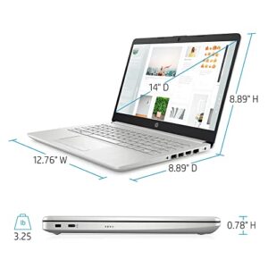 HP Laptop 14-DQ3015CL 14" TS Intel Pentium Silver N6000 4 GB 64 GB Natural Silver (Renewed)
