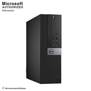 Dell Optiplex 5040-SFF, Core i7-6700 3.4GHz, 16GB RAM, 512GB Solid State Drive, DVD, Windows 10 Pro 64Bit (Renewed)