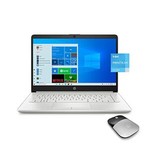 flagship 2019 hp 14″ fhd laptop | intel quad-core pentium silver n5000 up to 2.7ghz |4gb ddr4 | 64gb emmc ssd | office 365 personal-1yr | win 10 s| support up to 256g micro sd extra storage
