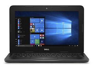 dell latitude 3180 hd laptop notebook educational pc (intel pentium n4200 quad core, 4gb ram, 128gb solid state ssd, camera, hdmi, wifi, bluetooth) windows 10 (renewed)