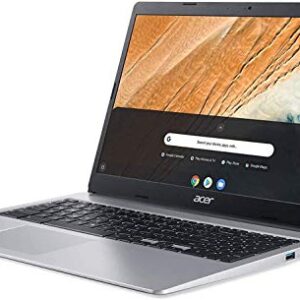 2021 Flagship Acer Chromebook 15.6" FHD 1080p IPS Touchscreen Light Computer Laptop, Intel Celeron N4020, 4GB RAM, 64GB eMMC,HD Webcam,WiFi, 12+ Hours Battery,Chrome OS,w/Marxsol Cables