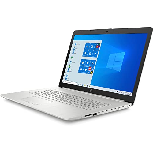 HP Laptop 17-BY4095CL 17.3" Touchsreen, Intel Core i5-1135G7, NVIDIA GeForce MX350, 12GB DDR4 RAM, 256GB SSD, 1TB HDD, Windows 10 Home, Natural Silver (Renewed)