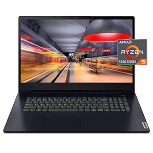 Lenovo IdeaPad Laptop (2022 Newest Model), 17.3" HD+ Display, AMD Ryzen 5 5500U Processor (Beats i7-11375H), 20GB RAM, 1TB PCIe SSD, AMD Radeon 7 Graphics, Webcam, Fingerprint Reader, Windows 11