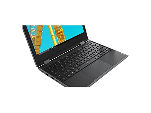 Lenovo 300e Windows 2nd Gen 81M90061US 11.6" Touchscreen 2 in 1 Notebook - HD - 1366 x 768 - Intel Celeron N4120 Quad-core (4 Core) 1.10 GHz - 4 GB RAM - 64 GB Flash Memory - Black