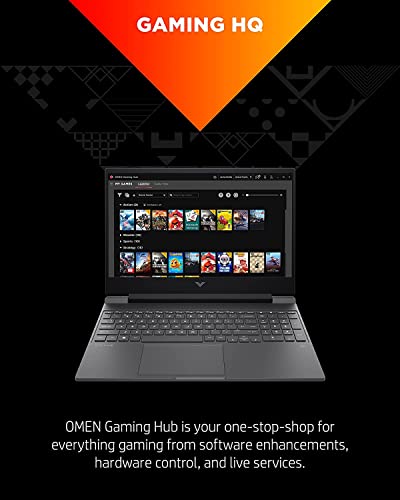 HP Victus Gaming Laptop, AMD Ryzen 7 5800H Processor, GeForce RTX 3050 Ti, 15.6" FHD 144Hz IPS Display, Webcam, WiFi 6, HDMI, Bluetooth, Enlarged Touchpad, Windows 11, Silver (32GB RAM | 1TB SSD)