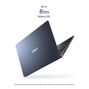 ASUS Laptop L510 Ultra Thin Laptop, 15.6” FHD Display, Intel Pentium Silver N5030 Processor, 4GB RAM, 128GB Storage, Windows 11 Home in S Mode, 1 Year Microsoft 365, Star Black, L510MA-DH21