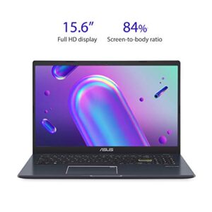 ASUS Laptop L510 Ultra Thin Laptop, 15.6” FHD Display, Intel Pentium Silver N5030 Processor, 4GB RAM, 128GB Storage, Windows 11 Home in S Mode, 1 Year Microsoft 365, Star Black, L510MA-DH21