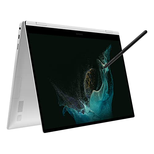 SAMSUNG 15.6" Galaxy Book2 Pro 360 Laptop Computer for Business, i7 / 16GB / 512GB, Windows 11 Pro , 12th Gen Intel Core Processor, Evo Certified, 2022 Model, NP954QED-KJ2US, Silver