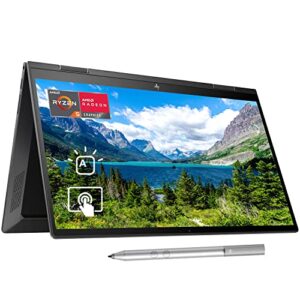hp envy x360 2-in-1 laptop, 15.6″ fhd touchscreen, amd ryzen 5 5625u processor, 32gb ram, 1tb ssd, webcam, backlit keyboard, hdmi, wi-fi 6, windows 11 home, stylus pen included