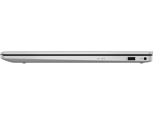 HP 2023 Newest 17.3 inch HD Thin Laptop, Intel Core i5-1235U (Up to 4.4GHz, 10 cores), Intel Iris Xe Graphics, 16GB RAM, 512GB PCIe SSD, WiFi6, Bluetooth5, Windows 11 Home, Silver + 3in1 Accessories