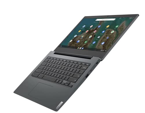 2022 Newest Lenovo Chromebook 14" Laptop Computer Business Student, Intel Celeron N4020 Dual-Core Processor,up to 2.80 GHz, 4GB RAM, 64GB eMMC,WiFi, Webcam, 10 Hours Battery, Chrome OS, +MarxsolCables