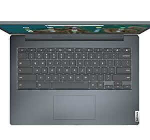 2022 Newest Lenovo Chromebook 14" Laptop Computer Business Student, Intel Celeron N4020 Dual-Core Processor,up to 2.80 GHz, 4GB RAM, 64GB eMMC,WiFi, Webcam, 10 Hours Battery, Chrome OS, +MarxsolCables