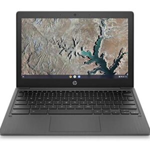 HP Chromebook 11-inch Laptop, Touchscreen, MediaTek MT8183, MediaTek Integrated Graphics, 4 GB RAM, 32 GB eMMC Storage, Chrome (11a-na0040nr, Ash Gray) (Renewed)