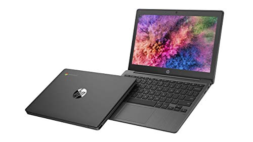 HP Chromebook 11-inch Laptop, Touchscreen, MediaTek MT8183, MediaTek Integrated Graphics, 4 GB RAM, 32 GB eMMC Storage, Chrome (11a-na0040nr, Ash Gray) (Renewed)