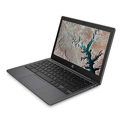 HP Chromebook 11-inch Laptop, Touchscreen, MediaTek MT8183, MediaTek Integrated Graphics, 4 GB RAM, 32 GB eMMC Storage, Chrome (11a-na0040nr, Ash Gray) (Renewed)