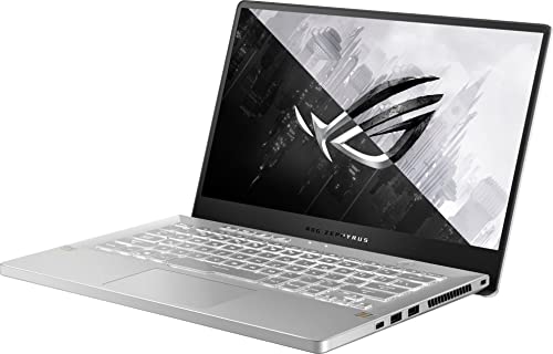 Asus 2022 Newest ASUS - ROG Zephyrus 14'' FHD 144Hz Gaming Laptop - AMD Ryzen 7 5800HS - NVIDIA GeForce RTX 3060 - Moonlight White w/Mouse Pad (24GB RAM|1TB PCIe SSD)