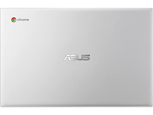 ASUS 2022 14" FHD Chromebook Laptop, Intel Core M3-8100Y Processor, 8GB RAM, 64GB eMMC Flash Memory, Intel HD Graphics, HD Webcam, Chrome OS, Silver, 128GB Snowbell USB Card