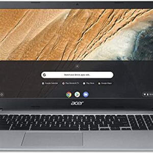 Acer Chromebook 315 Laptop Computer/ 15.6" Screen for Business Student/ AMD Quad-Core A12-9720P0 up to 3.6GHz/ 4GB DDR4/ iPuzzle 32GB eMMC/ 802.11AC WiFi/ Work from Home/ Silver/ Chrome OS