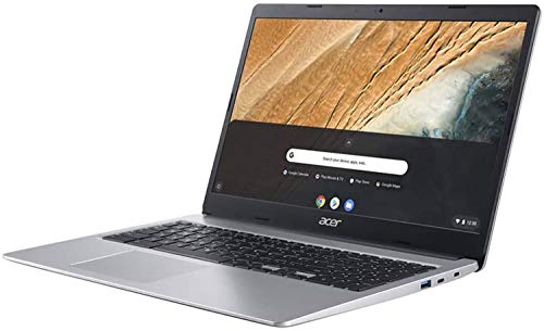 Acer Chromebook 315 Laptop Computer/ 15.6" Screen for Business Student/ AMD Quad-Core A12-9720P0 up to 3.6GHz/ 4GB DDR4/ iPuzzle 32GB eMMC/ 802.11AC WiFi/ Work from Home/ Silver/ Chrome OS