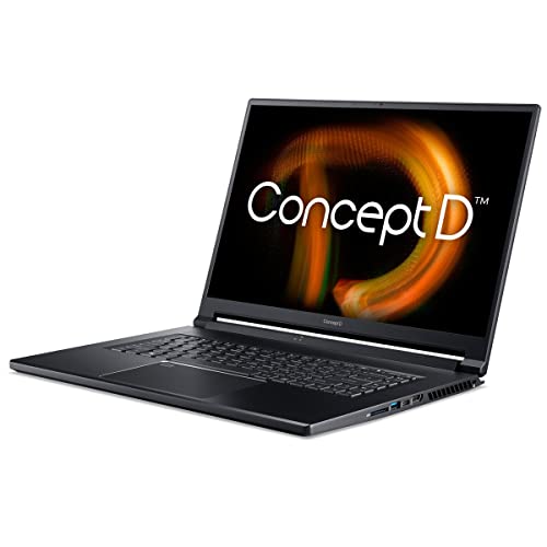 Acer ConceptD 5 CN516-72G-787Y Creator 16" 3K Notebook Computer, Intel Core i7-11800H 2.3GHz, 16GB RAM, 1TB SSD, NVIDIA GeForce RTX 3060 6GB, Windows 10 Pro, Free Upgrade to Windows 11, Black