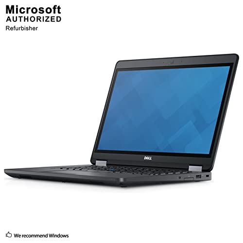 Dell Latitude E5470 14 inches HD, Core i7-6600U 2.6GHz, 16GB RAM, 512GB Solid State Drive, Windows 10 Pro 64Bit, Webcam, (Renewed)