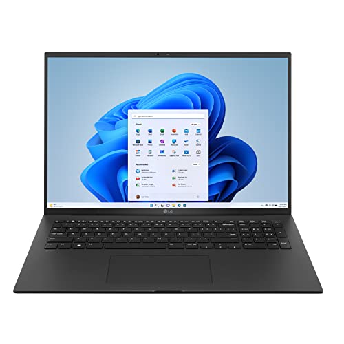 LG Gram (2023) 17Z90R Lightweight Laptop, 17" (2560 x 1600) IPS VRR Display, Intel Evo 13th Gen i7 1360P Processor, NVIDIA RTX3050, 16GB RAM, 1TB SSD, FHD Webcam, Windows 11, Black