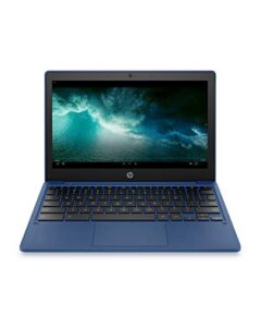 hp chromebook 11-inch laptop – mediatek – mt8183 – 4 gb ram – 32 gb emmc storage – 11.6-inch hd display – with chrome os™ – (11a-na0030nr, 2020 model, indigo blue)