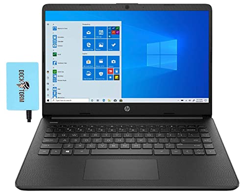 HP 14z-fq000 60Hz HD IPS Laptop (AMD 3020e 2-Core, 16GB RAM, 512GB PCIe SSD, AMD Radeon Graphics, 14.0"(1366x768), WiFi, Webcam, HDMI, 2xUSB 3.1, Win 11 Pro) with Hub