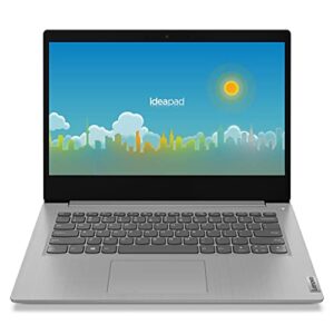 lenovo ideapad 3 laptop, 14″ hd non-touch display, intel pentium silver n5030 quad-core processor, 4gb ram, 128gb ssd, hdmi, webcam, wi-fi, windows 10 home, platinum grey