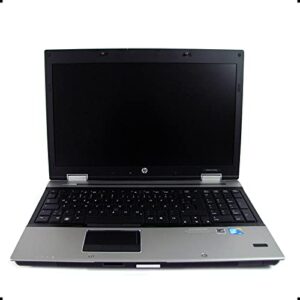 hp elitebook 8540p 15.6 laptop pc, intel core i5-520m up to 2.93ghz, 4g ddr3, 320g, dvdrw, wifi, vga, dp, windows 10 pro 64 bit multi-language support english/french/spanish(renewed)