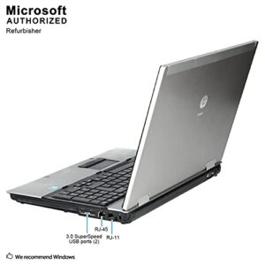 HP EliteBook 8540P 15.6 Laptop PC, Intel Core i5-520M up to 2.93GHz, 4G DDR3, 320G, DVDRW, WiFi, VGA, DP, Windows 10 Pro 64 Bit Multi-Language Support English/French/Spanish(Renewed)