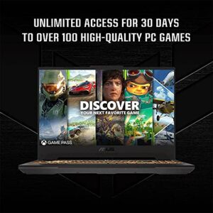 ASUS 2022 TUF Gaming F15 15.6" FHD 144Hz Laptop Computer, Intel Core i5-10300H, 32GB RAM, 1TB HDD+1TB PCIe SSD, Backlit Keyboard, GeForce GTX 1650 Graphics, Windows 11, Black, Free 32GB USB Card