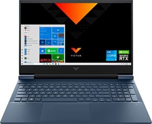 newest hp victus 16.1″ fhd ips display gaming laptop – 11th intel i5-11400h 6 cores – nvidia rtx 3050 4gb – 32gb ddr4 – 1tb m.2 ssd – wifi 6 rj-45 – windows 10 pro w/ ratzk 32gb usb drive
