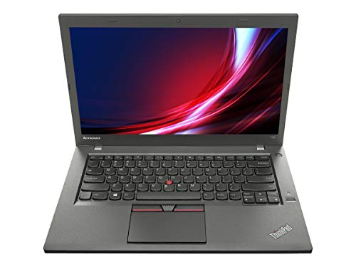 Lenovo ThinkPad T450 14" Laptop, Intel Core i5 5300U 2.3Ghz, 16GB DDR3 RAM, 256GB SSD Hard Drive, Webcam, Windows 10