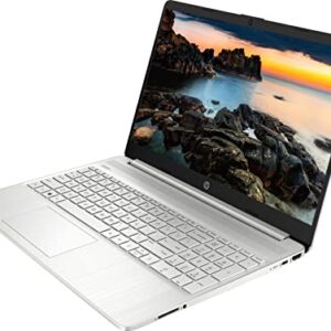 HP 2022 Newest 15 Laptop, 15.6" Full HD Display, AMD Ryzen 5 5500U Hexa-Core Processor, 12GB DDR4 RAM, 512GB PCIe SSD, Webcam, HDMI, Bluetooth, Type-C, Wi-Fi, Windows 11 Home, Silver