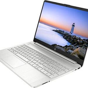 HP 2023 15'' FHD IPS Laptop, Windows 11, Intel 11th Gen i3 Processor Up to 4.0GHz, 8GB RAM, 256GB SSD, 4K Graphics, Super-Fast 6th Gen WiFi, Dale Silver (Renewed)