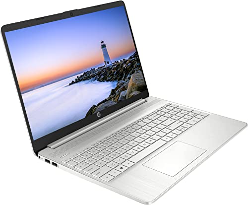 HP 2023 15'' FHD IPS Laptop, Windows 11, Intel 11th Gen i3 Processor Up to 4.0GHz, 8GB RAM, 256GB SSD, 4K Graphics, Super-Fast 6th Gen WiFi, Dale Silver (Renewed)