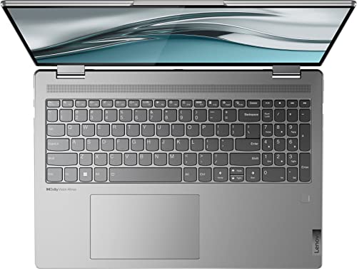 Lenovo 2022 Yoga 7i 2-in-1 Laptop 16" 2.5K Touchscreen Intel EVO Platform 12th Core i7-1260P Iris Xe Graphics 16GB LPDDR5 1TB SSD WiFi 6E Thunderblt4 HDMI Backlit Fingerprint Windows 11 Pro w/ RE USB