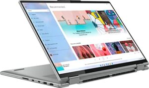 Lenovo 2022 Yoga 7i 2-in-1 Laptop 16" 2.5K Touchscreen Intel EVO Platform 12th Core i7-1260P Iris Xe Graphics 16GB LPDDR5 1TB SSD WiFi 6E Thunderblt4 HDMI Backlit Fingerprint Windows 11 Pro w/ RE USB