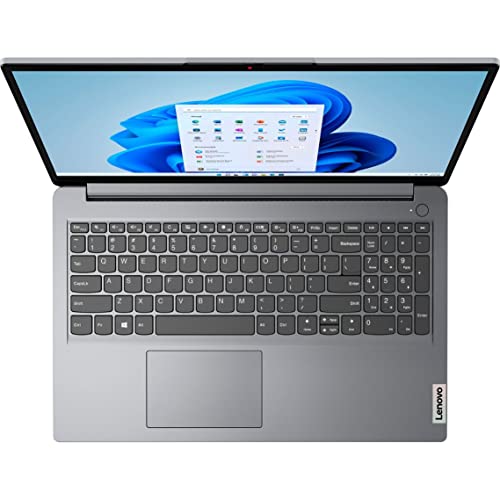 Lenovo IdeaPad 1 15 15.6" Laptop Computer, AMD Athlon Silver 3050U up to 3.2GHz, 8GB DDR4 RAM, 128GB eMMC + 256GB SSD, WiFi 6, Bluetooth 5.0, Type-C, Cloud Grey, Windows 11 S, BROAG Extension Cable