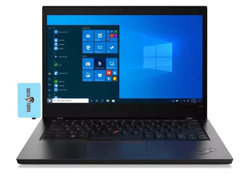 Lenovo ThinkPad L14 Gen 2 14.0" FHD IPS Touchscreen Laptop (Intel i7-1165G7 4-Core, 16GB RAM, 512GB PCIe SSD, Intel Iris Xe, Backlit KYB, Fingerprint, Thunderbolt 4, Killer WiFi 6E, Win 10 Pro) w/Hub