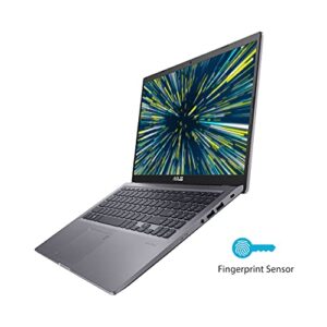 ASUS VivoBook 15 F515 Thin and Light Laptop, 15.6” FHD Display,Core i5-1135G7 Processor, Iris Xe Graphics, 8GB DDR4 RAM, 512GB SSD, Fingerprint, Windows 10 Home, Slate Grey, F515EA-DB55