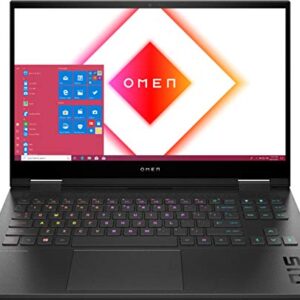 HP OMEN 15-ek1013dx 15.6" Full HD 300Hz Gaming Notebook Computer, Intel Core i7-10750H 2.6GHz, 16GB RAM, 512GB SSD, NVIDIA GeForce RTX 3070 Max-Q 8GB, Windows 10 Home, Free Upgrade to Windows 11