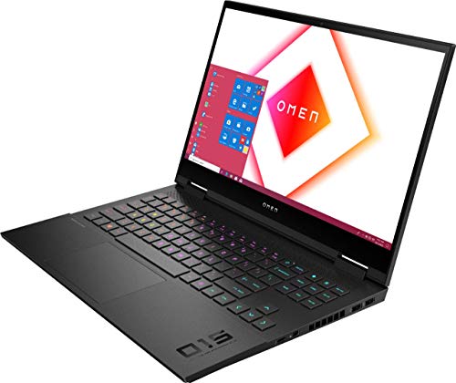 HP OMEN 15-ek1013dx 15.6" Full HD 300Hz Gaming Notebook Computer, Intel Core i7-10750H 2.6GHz, 16GB RAM, 512GB SSD, NVIDIA GeForce RTX 3070 Max-Q 8GB, Windows 10 Home, Free Upgrade to Windows 11