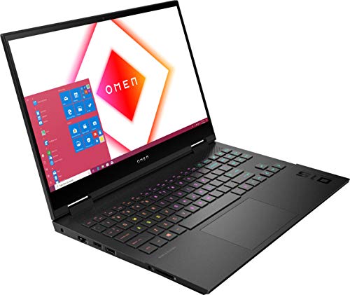 HP OMEN 15-ek1013dx 15.6" Full HD 300Hz Gaming Notebook Computer, Intel Core i7-10750H 2.6GHz, 16GB RAM, 512GB SSD, NVIDIA GeForce RTX 3070 Max-Q 8GB, Windows 10 Home, Free Upgrade to Windows 11